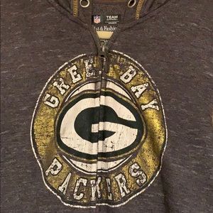 NFL Team Apparel Jackets & Coats - Green Bay Packers Lightweight Zip-Up Hoodie NFL Team Apparel Jackets & Coats - Green Bay Packers Lightweight Zip-Up Hoodie